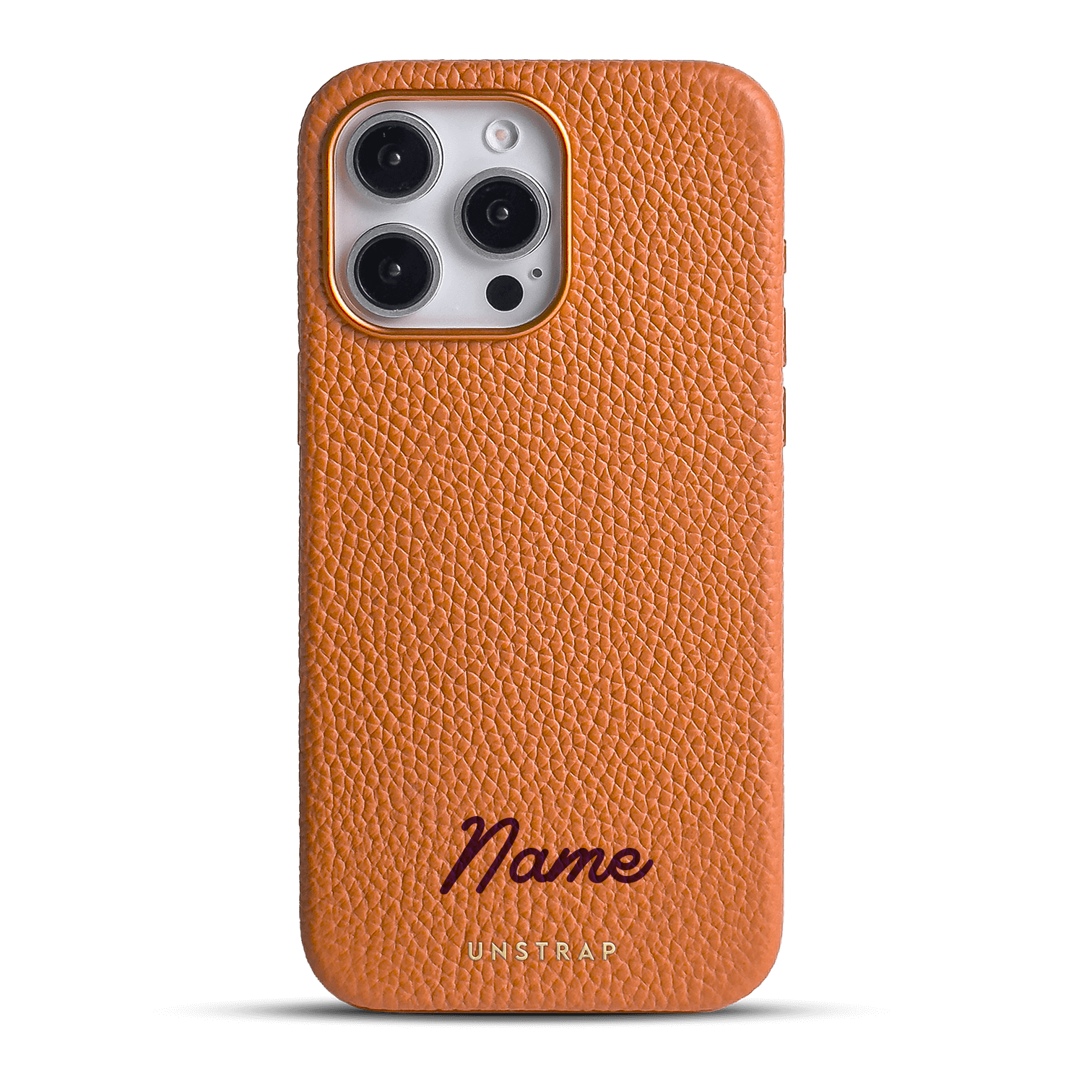 Pebbled Leather MagSafe iPhone Case - Sunset