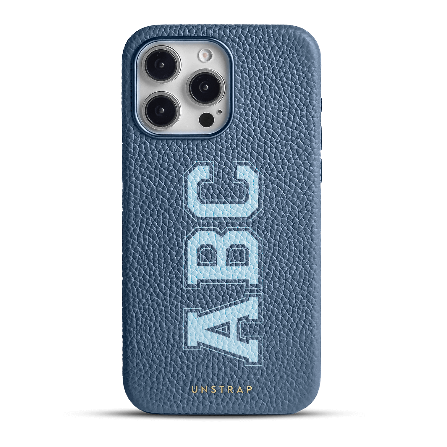 Pebbled Leather MagSafe iPhone Case - Midnight
