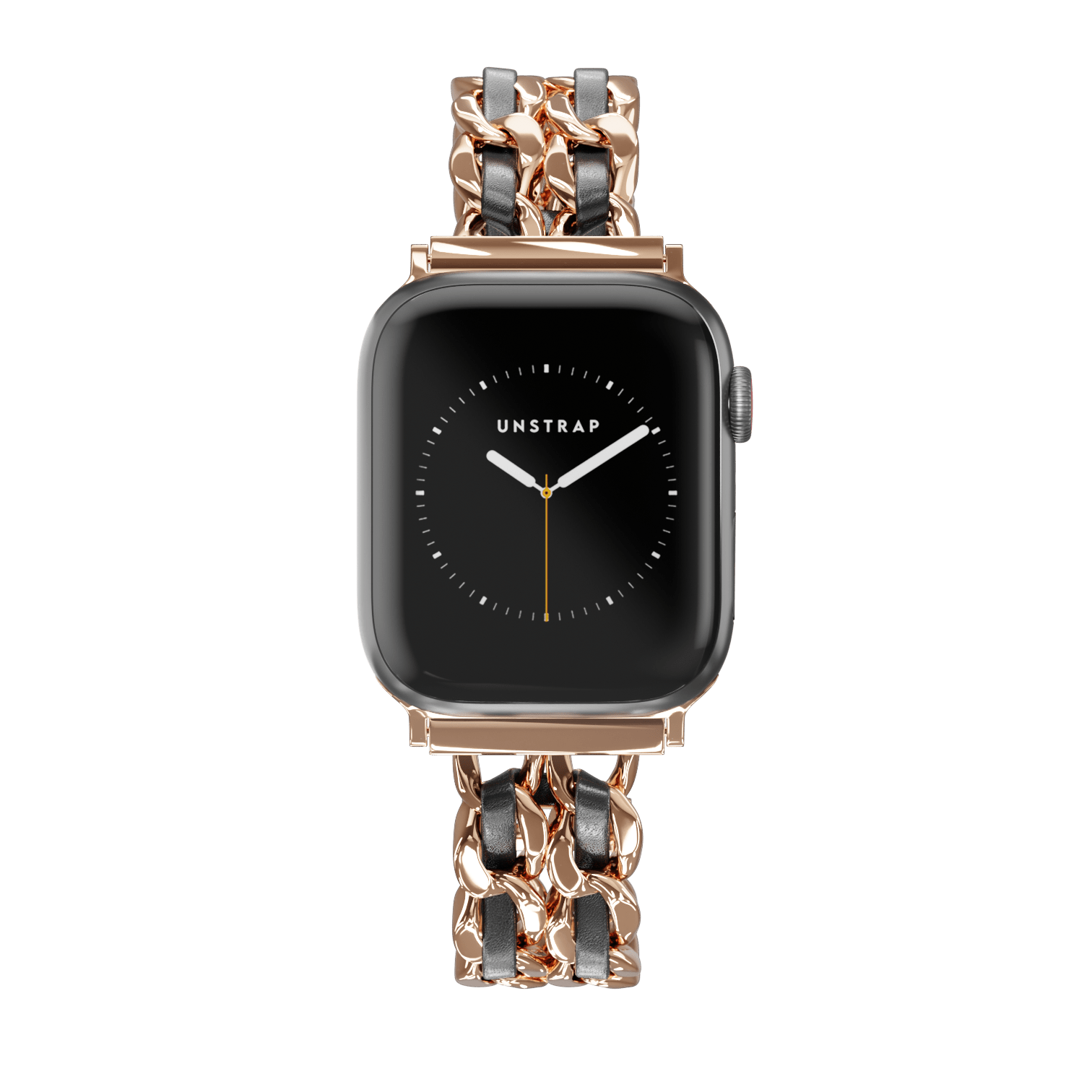 Apple Watch Bracelet Strap - Florence - Rose Gold Black