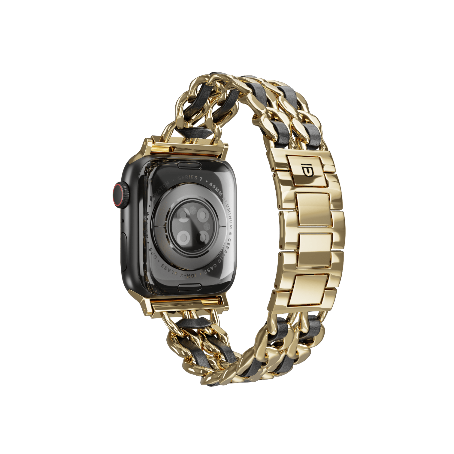 Apple Watch Bracelet Strap - Florence - Gold Black