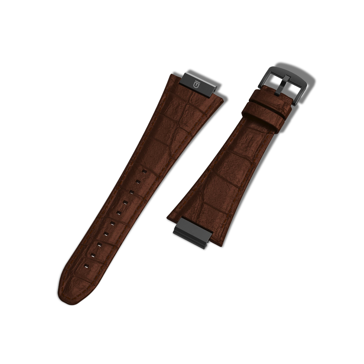 Apple Watch Strap Black Brown ML - Leather