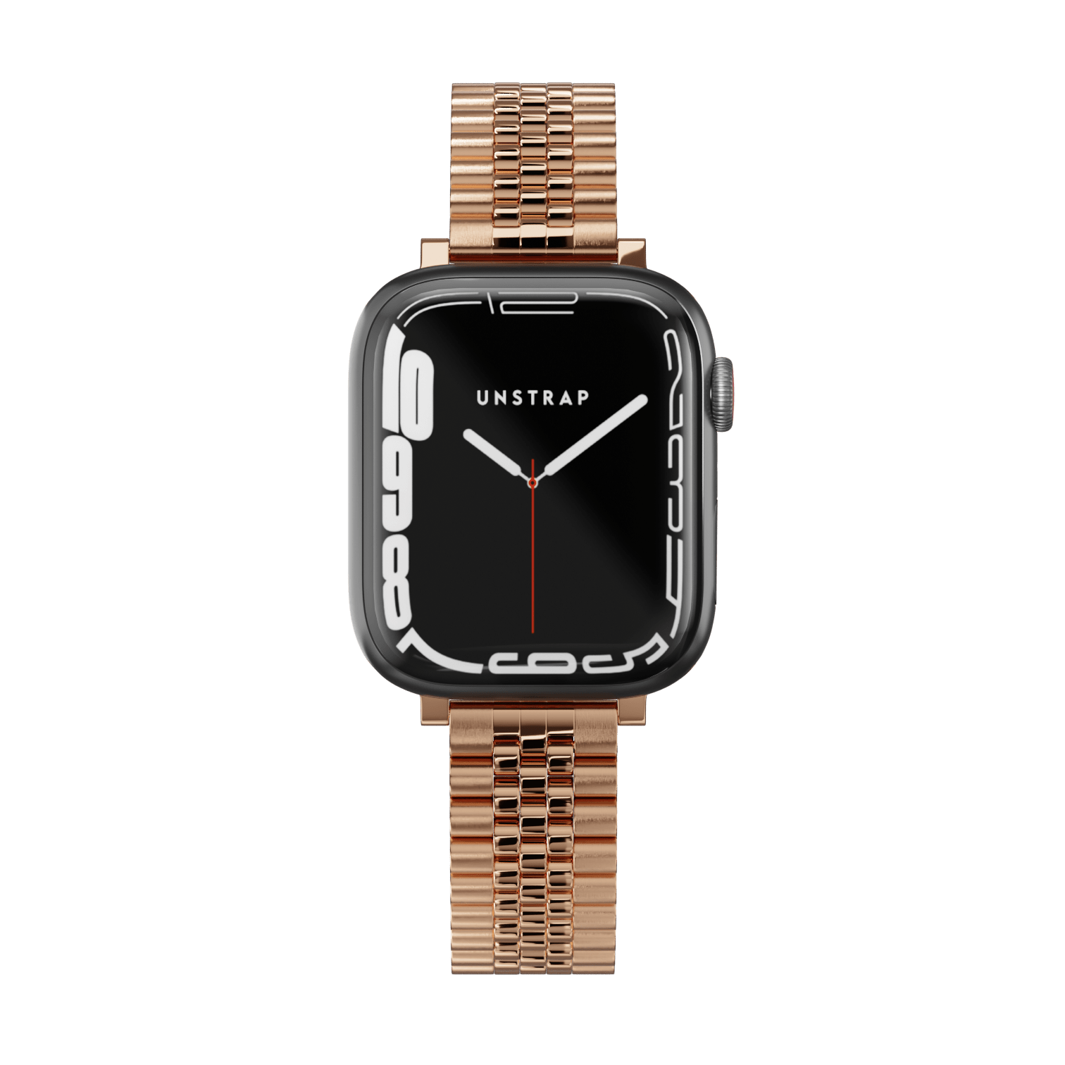 Black / Silver / Gold / Rose Gold Jubilee Stainless Steel 