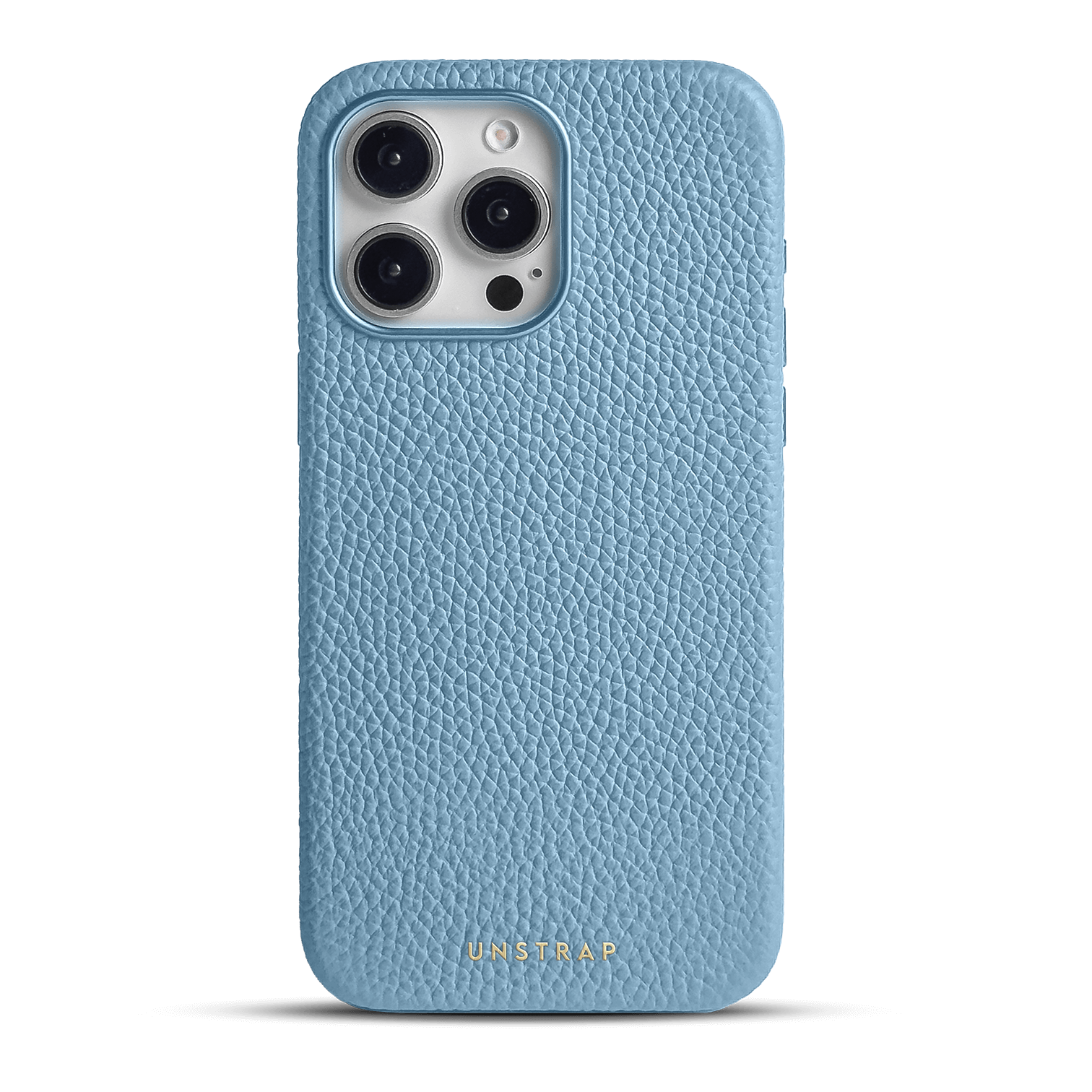 Pebbled Leather MagSafe iPhone Case - Sky