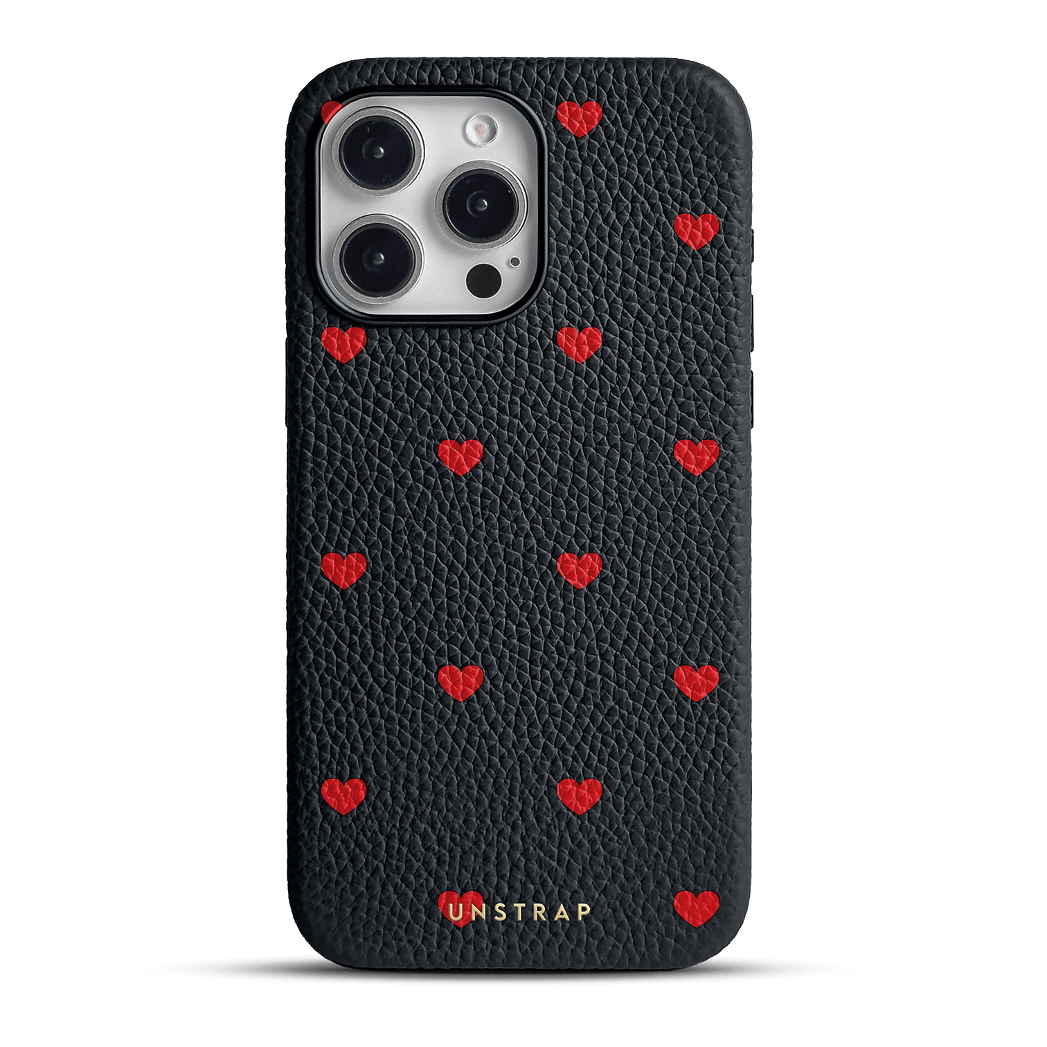 #Color_Black Red Hearts