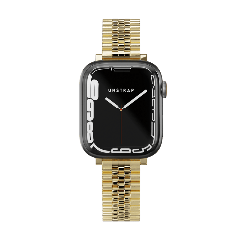 Apple Watch Bracelet Strap - Jubilee - Gold