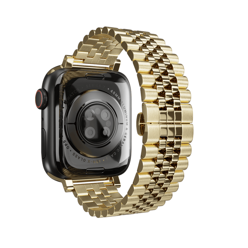 Apple Watch Bracelet Strap - Jubilee - Gold