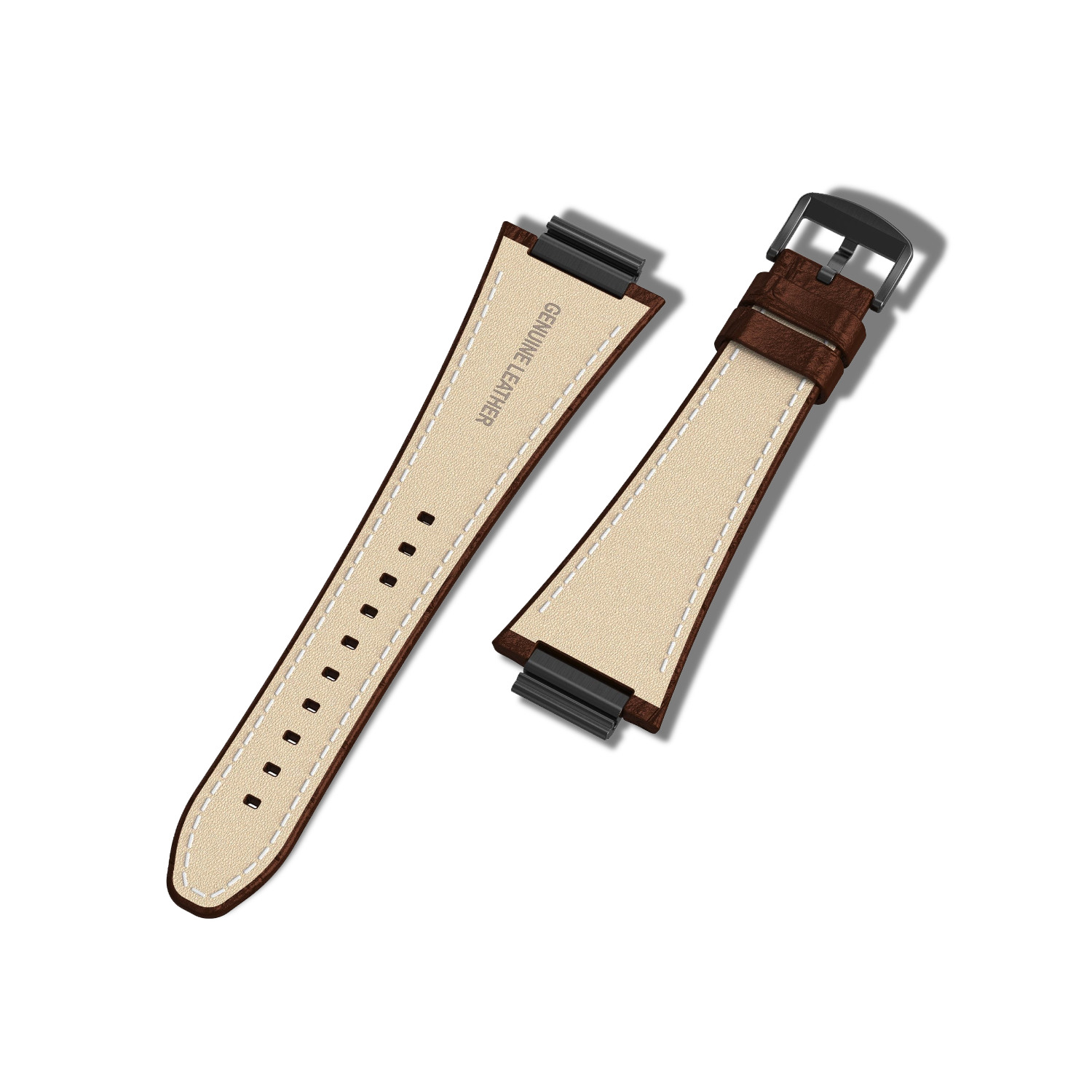 Apple Watch Strap Black Brown ML - Leather