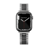 Apple Watch Bracelet Strap - Monte Carlo - Silver Black