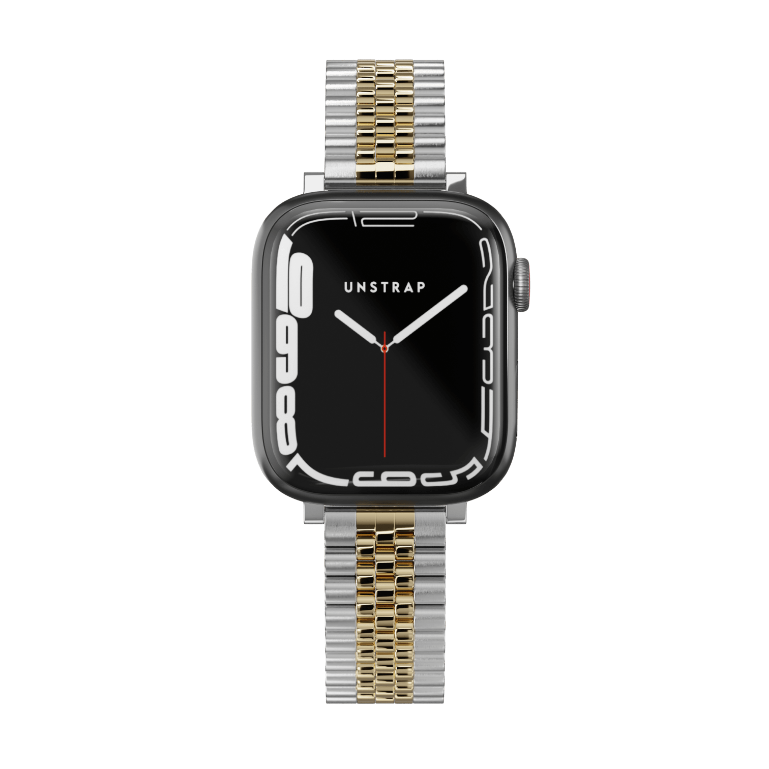 Apple Watch Bracelet Strap - Jubilee - Silver Gold