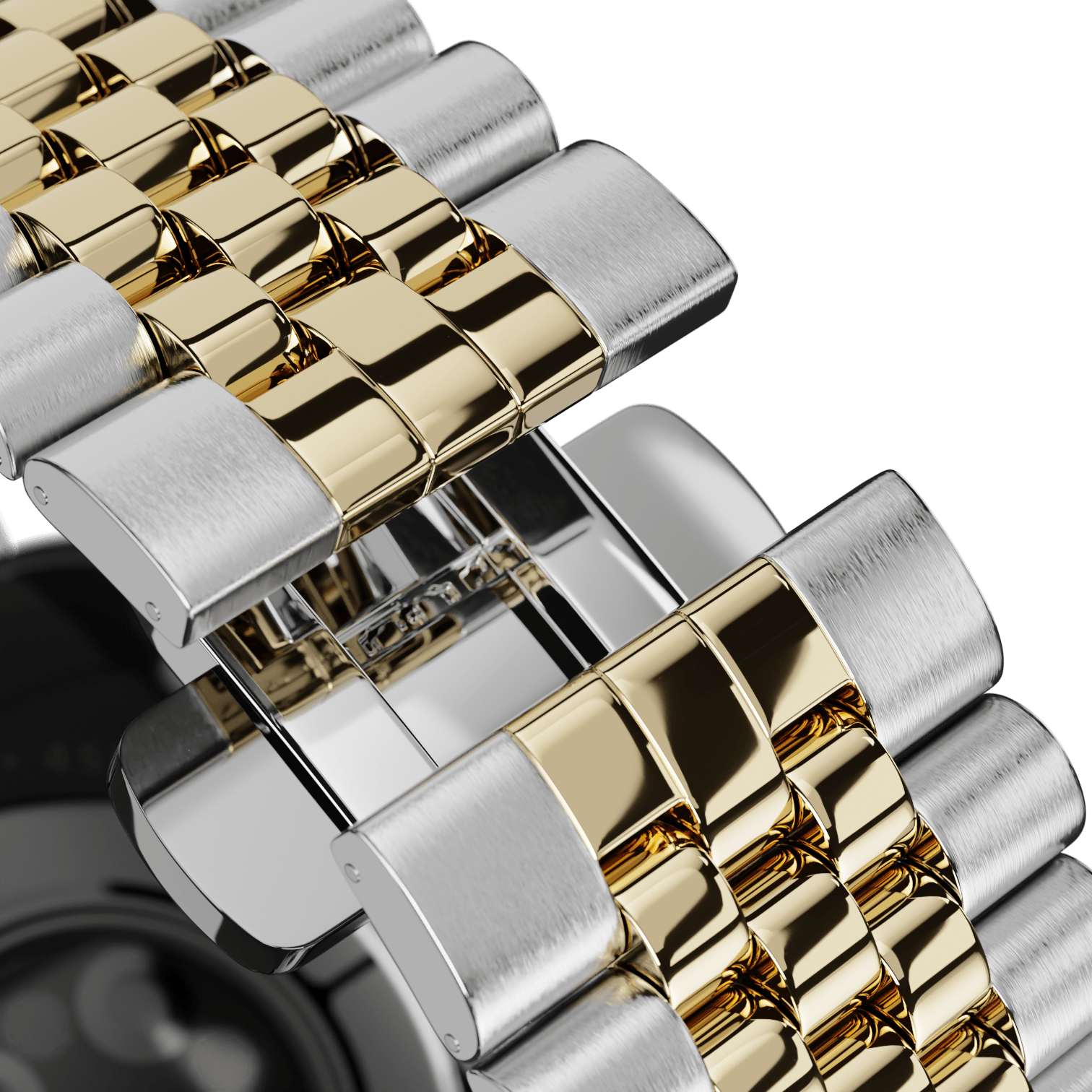 Apple Watch Bracelet Strap - Jubilee - Silver Gold