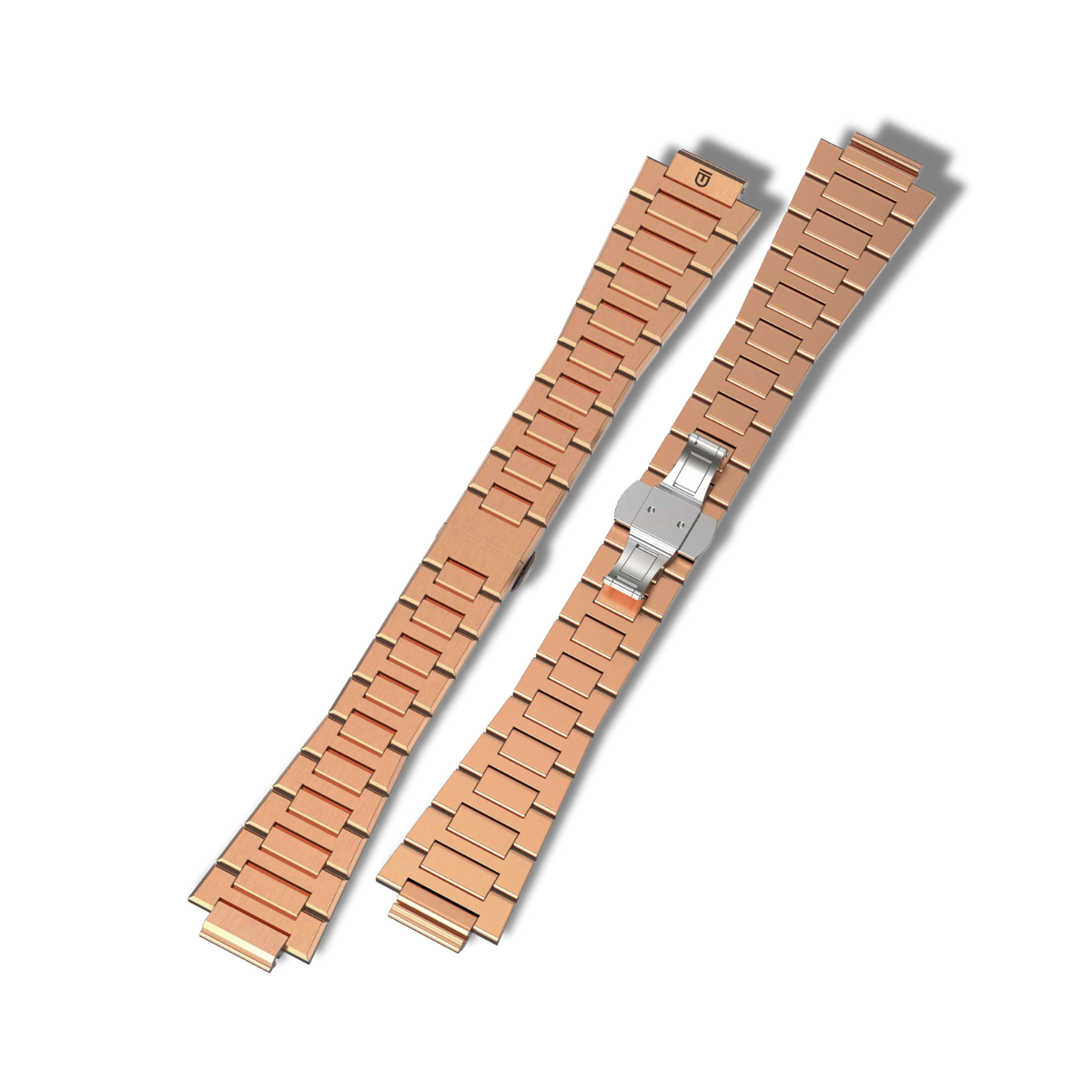 Apple Watch Strap Rose Gold ML Steel