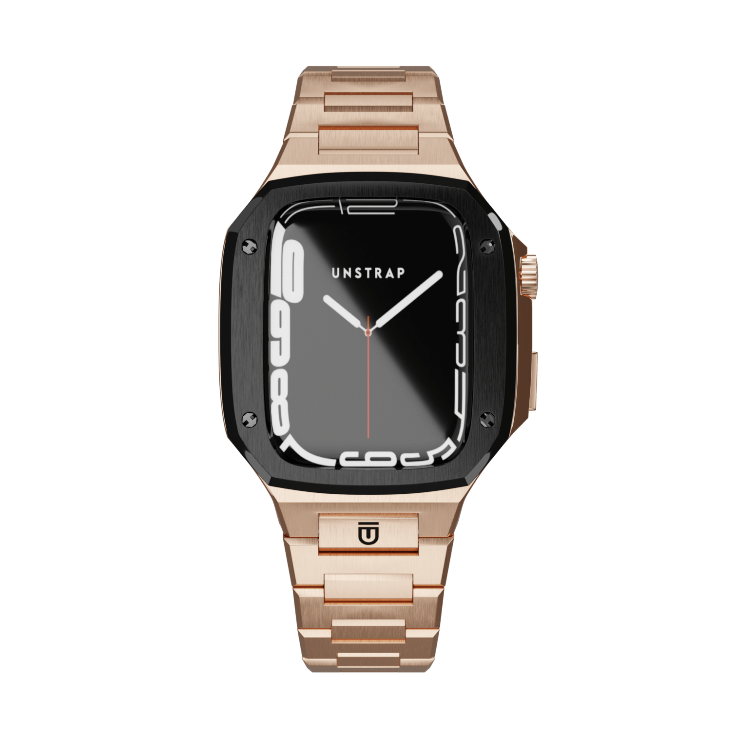 Apple Watch 錶殼玫瑰金 - 黑色 ML - 鋼