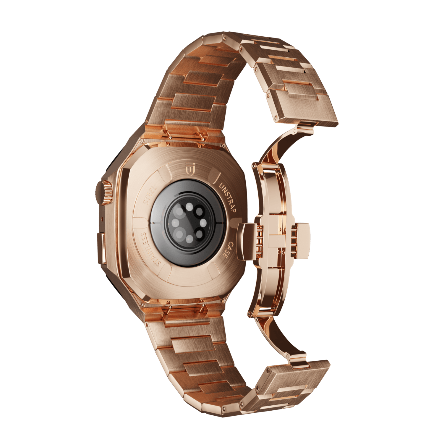 Apple Watch Case Rose Gold - Black ML - Steel