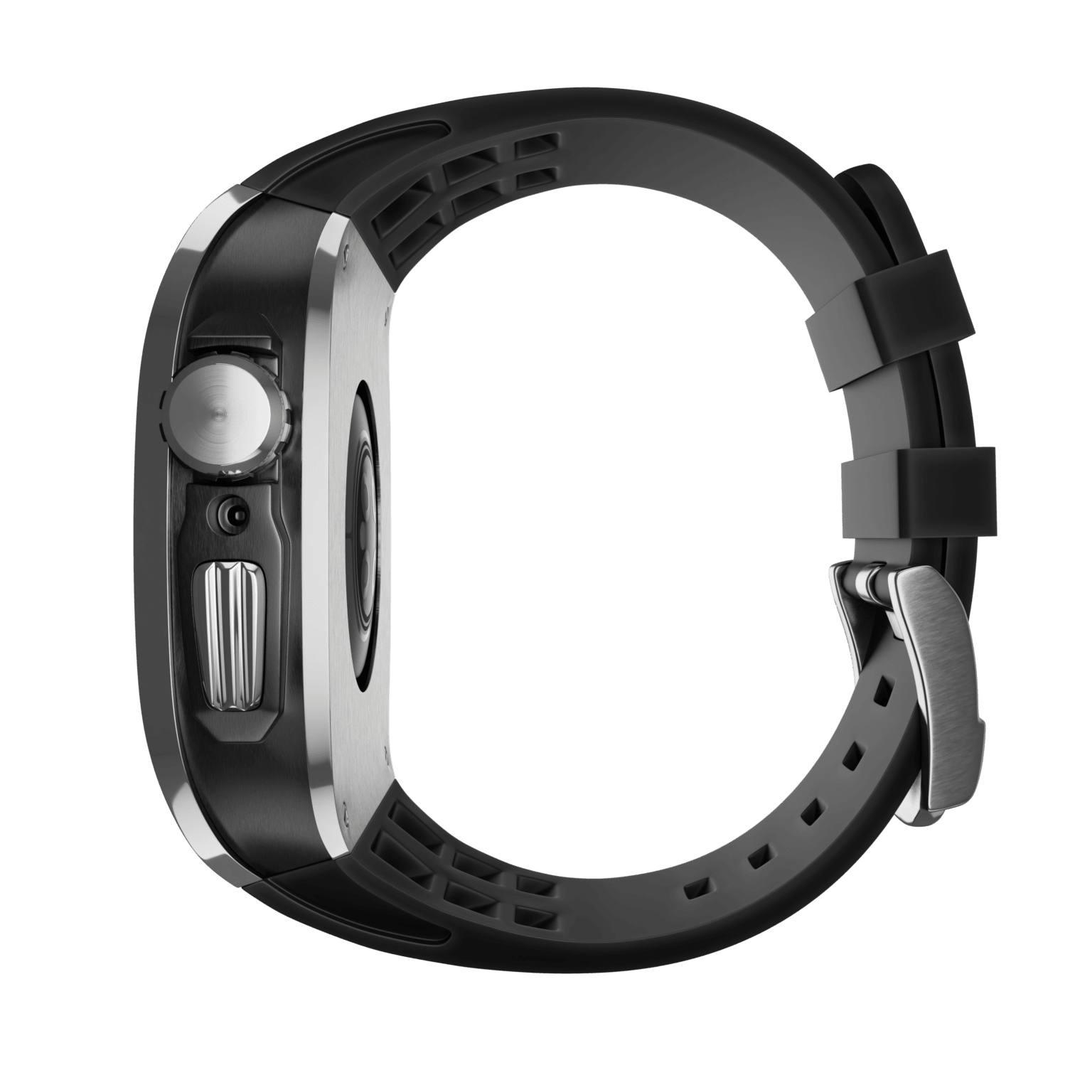 Apple Watch Case Silver MC - Rubber