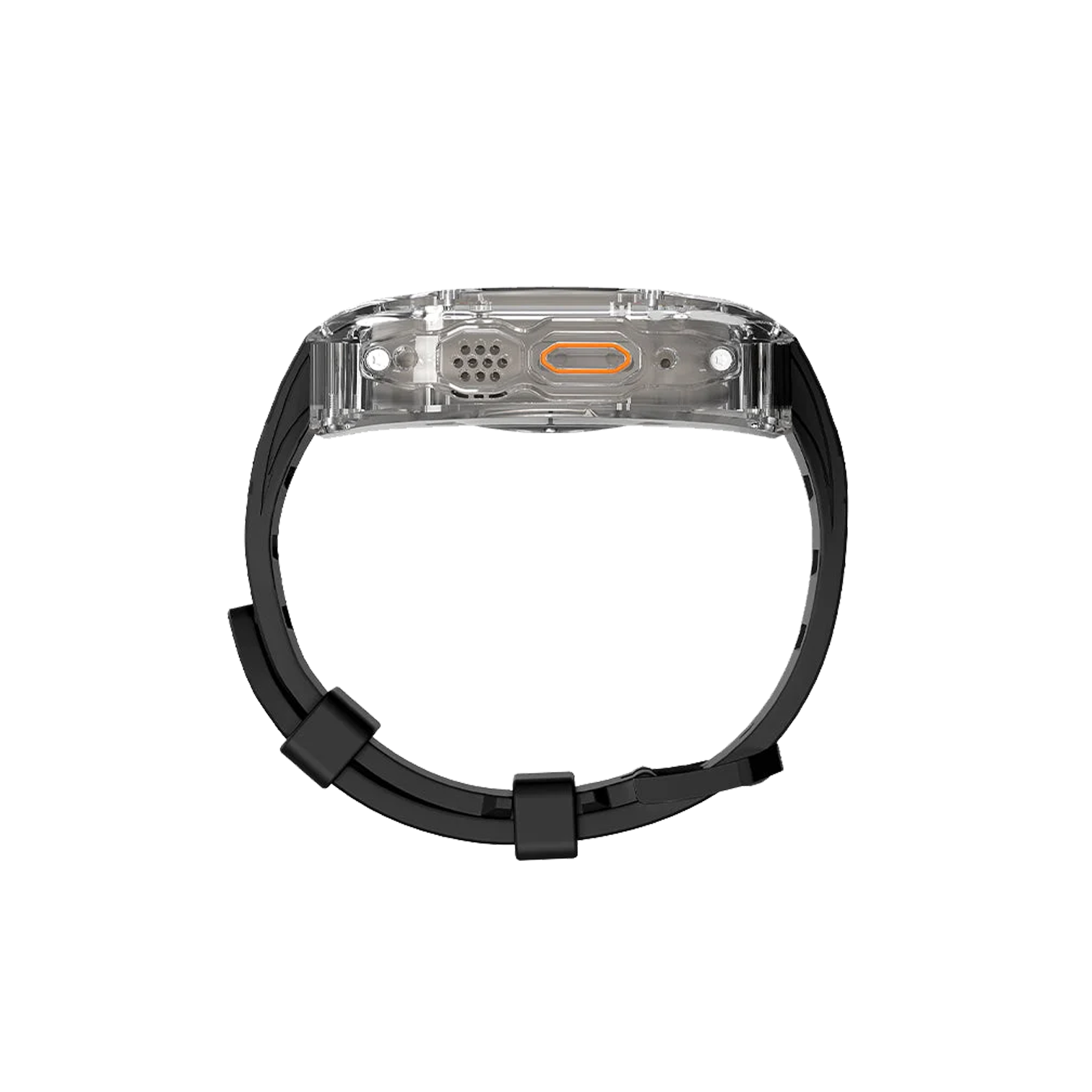 Rubber Apple Watch Clear Kyoto Case Band ⌚ Unstrap