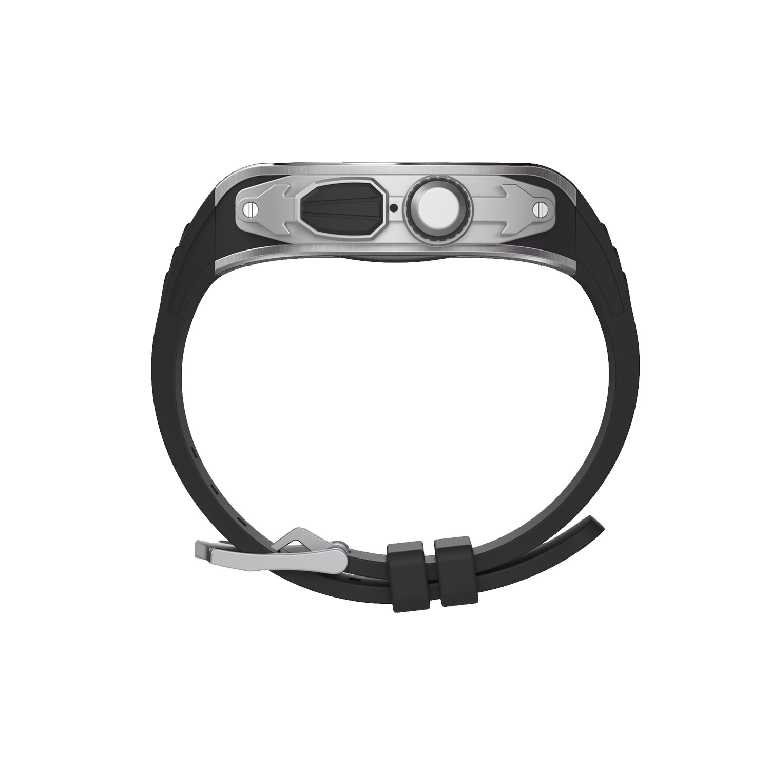 Apple Watch Case Monaco Ultra Silver - Rubber