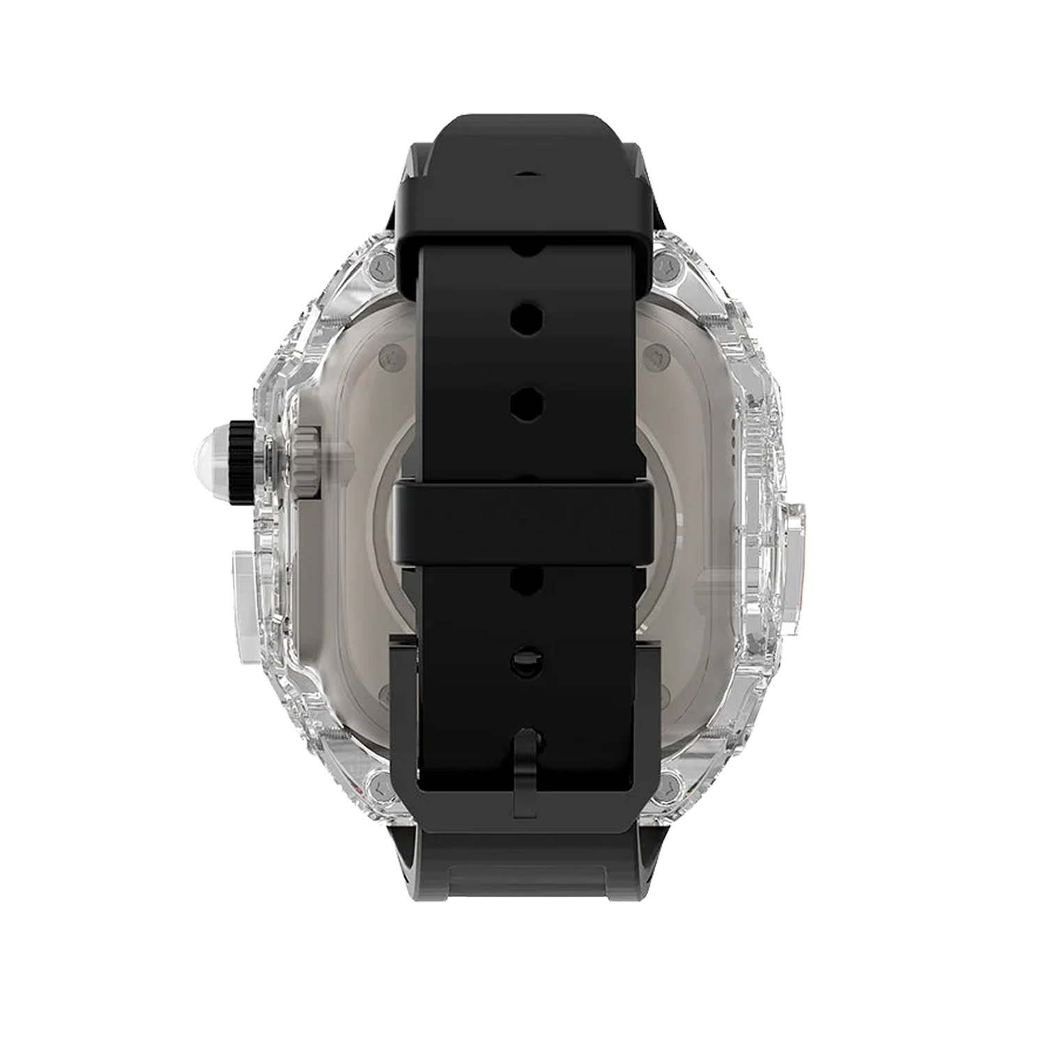 Rubber Apple Watch Clear Kyoto Case Band ⌚ Unstrap