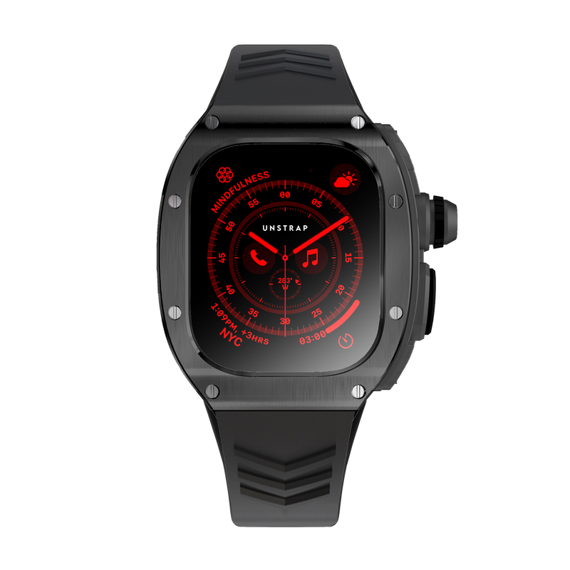 Apple Watch 錶殼摩納哥超黑 - 橡膠